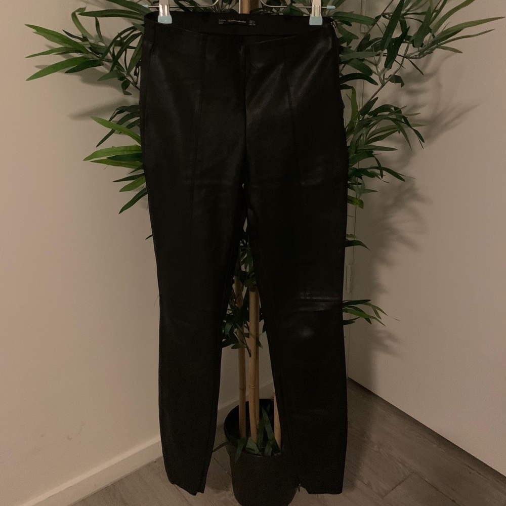 ZARA Trafaluc Collection Faux Leather Leggings